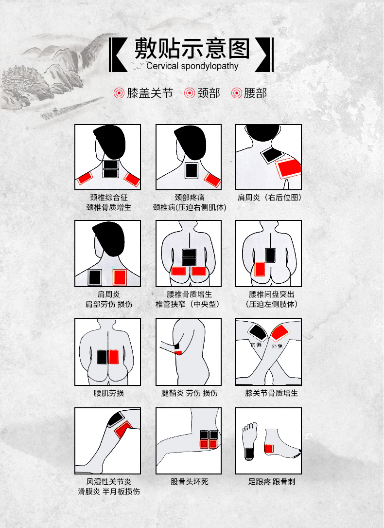 2、法律教程正確粘貼黑膏藥